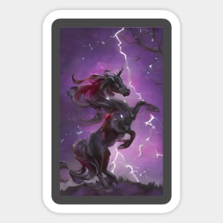 Dark Unicorn Sticker